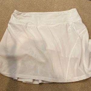 White Lulu Tennis Skirt